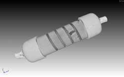 抵抗のX線不具合解析画像｜X線非破壊検査装置導入事例｜松定プレシジョン