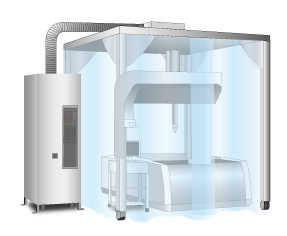 温調コントロール付クリーンブース｜松定プレシジョン