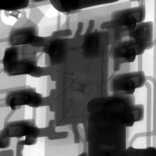 電子部品の実装X線画像｜X線非破壊検査装置導入事例｜松定プレシジョン