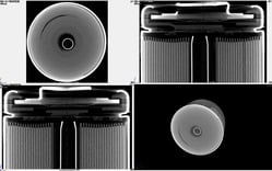 電池のX線CT画像｜X線非破壊検査装置導入事例｜松定プレシジョン