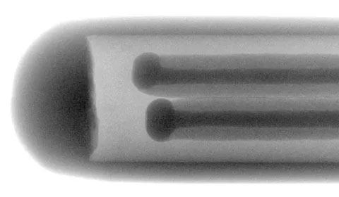 熱電対のX線検査例｜松定プレシジョン