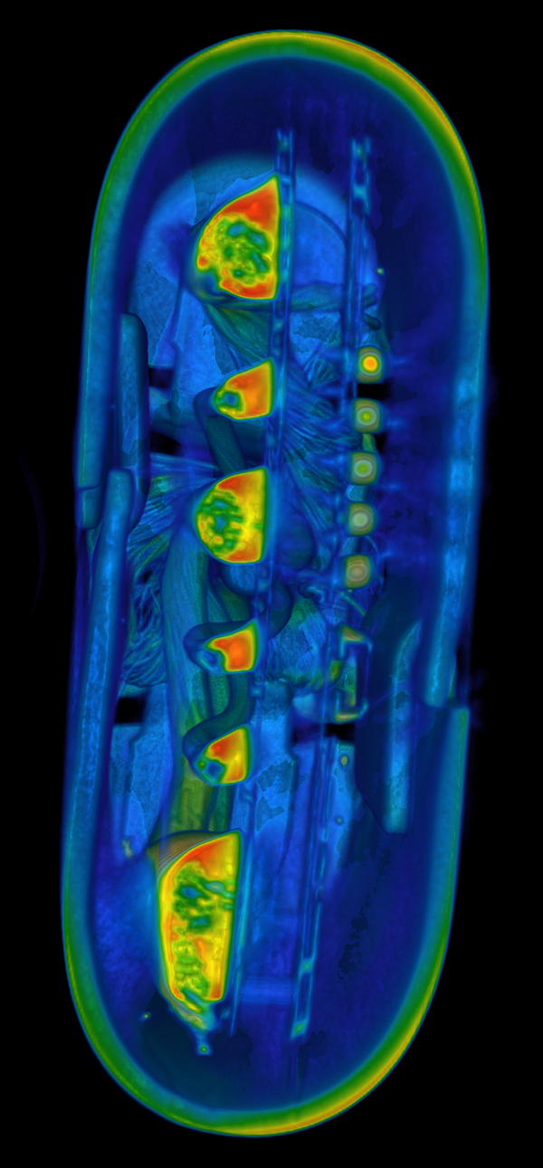 Type-C(USB2.0)ケーブルの横断面図（VR画像）｜松定プレシジョン