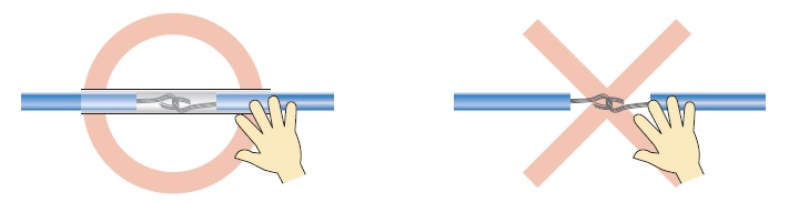 高圧部を露出させない!!