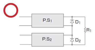 直流電源装置の設置方法 複数台の電源出力を接続して使用する場合 よい例