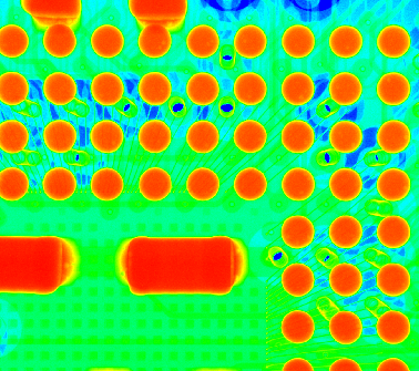 疑似カラーの例