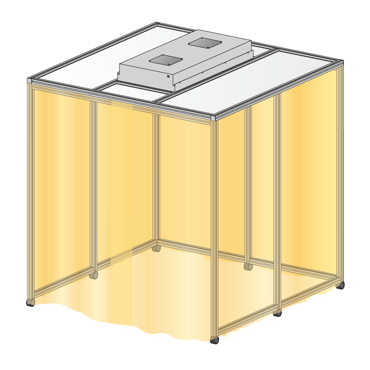 イエロークリーンブース｜クリーンブース｜松定プレシジョン