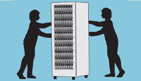 ２人で1つの装置を使うイメージ図
